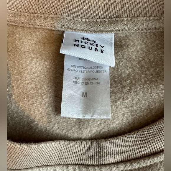 Disney Mickey & Minnie Cropped Sweatshirt - Picture 2 of 5